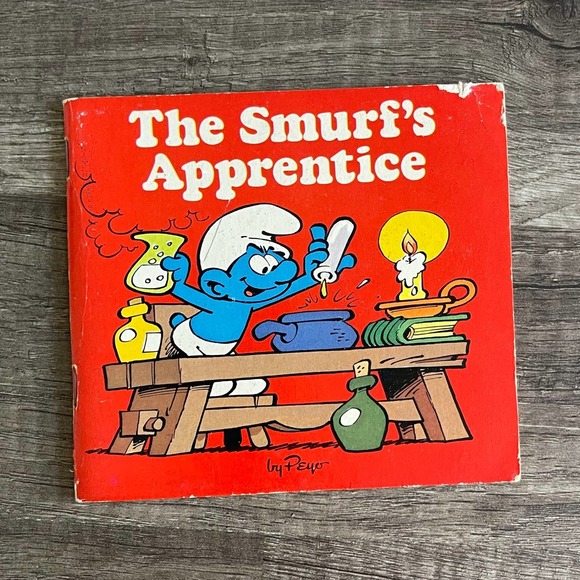 THE SMURF'S APPRENTICE by PEYO | RANDOM HOUSE [ VINTAGE 1982 ] - Picture 1 of 8